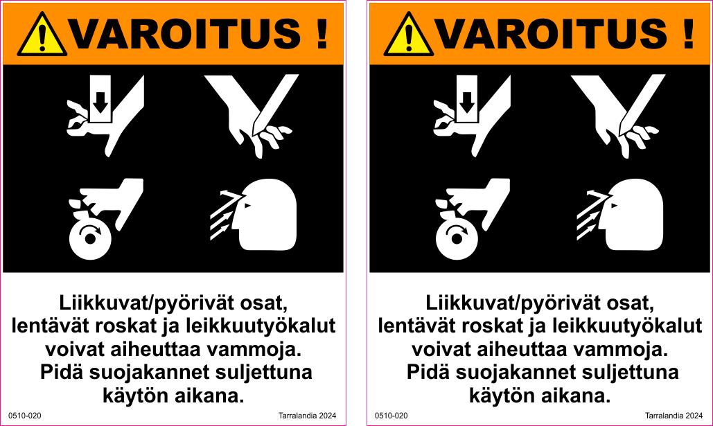 0510-020 Liikkuvat osat