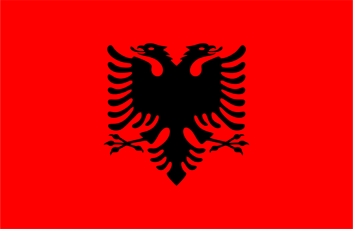 0801-012 Albanian lippu