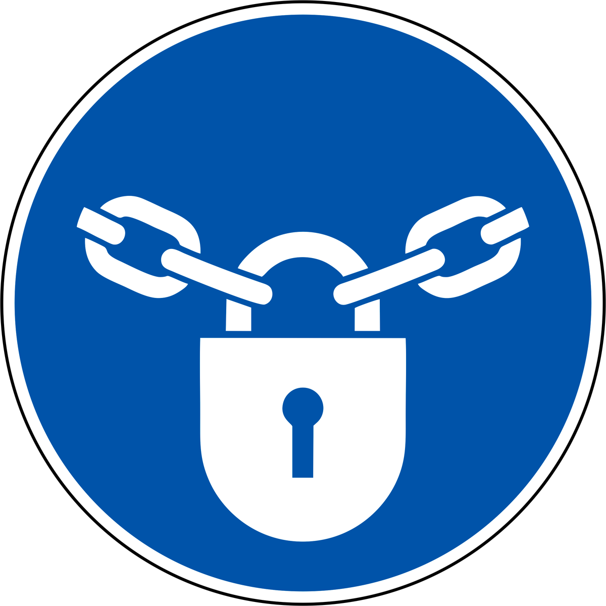 0515-024 Pidä lukkittuna määräysmerkki M028