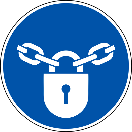 0515-024 Pidä lukkittuna määräysmerkki M028