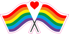 1501-003 Rainbow-flag-sticker