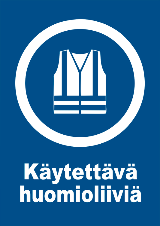 0501-015 Käytettävä huomioliiviä