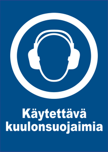 0501-018 Käytettävä kuulonsuojaimia