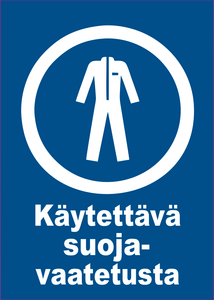 0501-023 Käytettävä suojavaatetusta