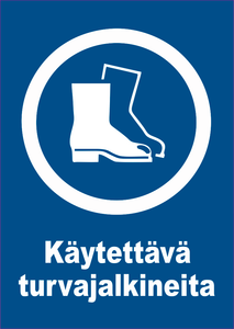 0501-024 Käytettävä turvajalkineita