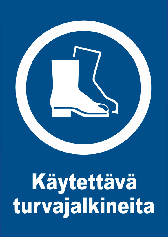 0501-024 Käytettävä turvajalkineita