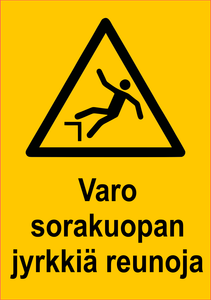 0506-028 Varo sorakuopan jyrkkiä reunoja