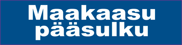 0507-017 Maakaasu pääsulku