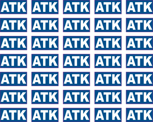 0509-001 ATK 35kpl pieniä tarroja 30x15mm