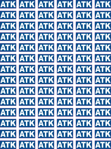 0509-002 ATK A4 84kpl pieniä tarroja 30x15mm