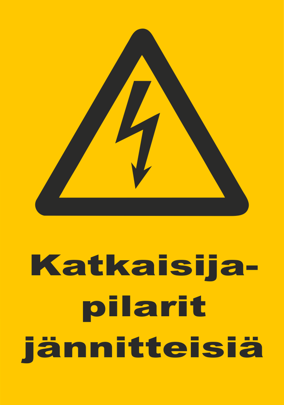 0509-008 Katkaisijapilarit jännitteisiä