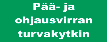 0509-058 Pää- ja ohjausvirran turvakytkin