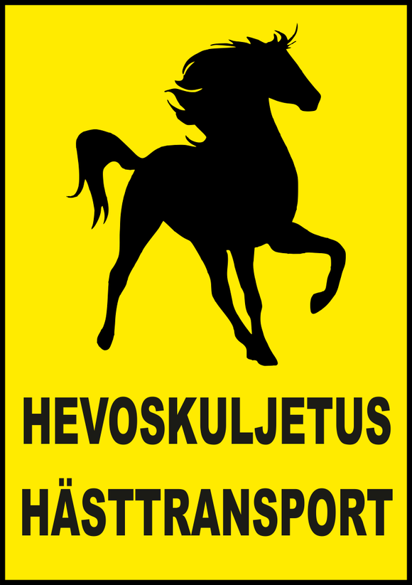 0510-002 Hevoskuljetus hästtransport