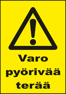 0510-016 Varo pyörivää terää