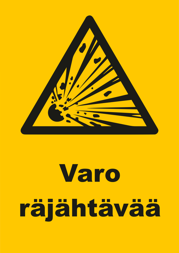 0511-014 Varo räjähtävää