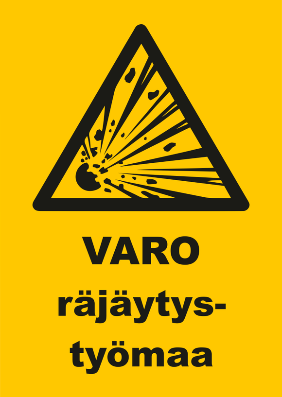 0511-016 Varo räjäytystyömaa