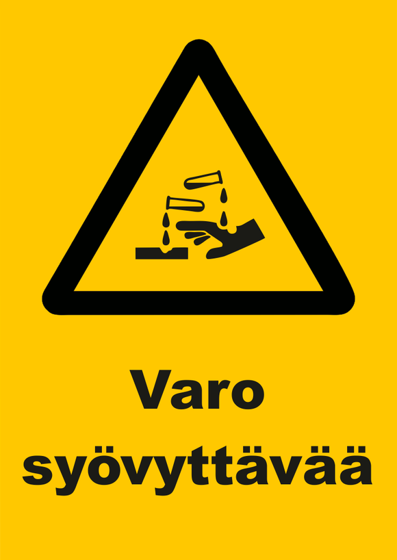 0511-022 Varo syövyttävää