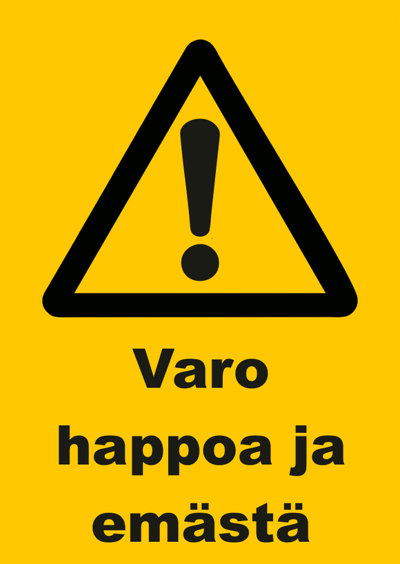 0511-031 Varo happoa ja emästä