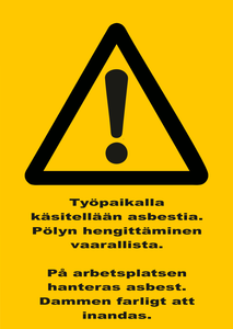 0511-038 Työpaikalla käsitellään asbestia