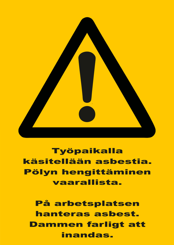 0511-038 Työpaikalla käsitellään asbestia