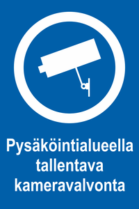 0514-017 Pysäköintialueella tallentava kameravalvonta