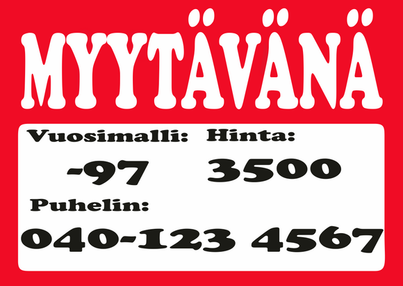 0602-002 Auto myytävänä