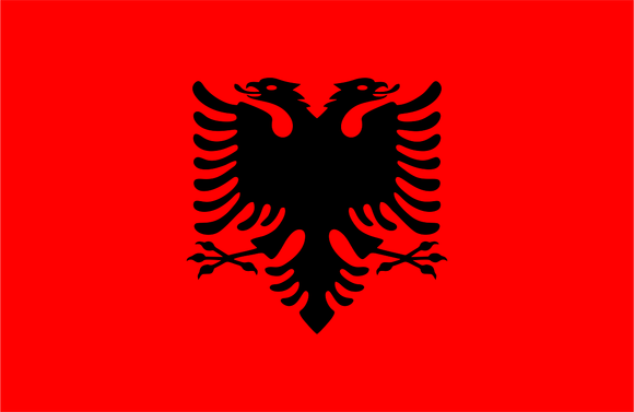 0801-012 Albanian lippu