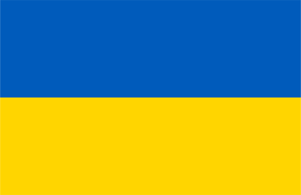 0801-036 Ukrainen lippu