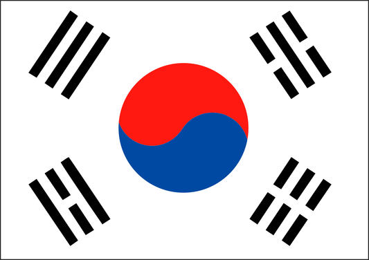 0801-046 Etelä Korean lippu